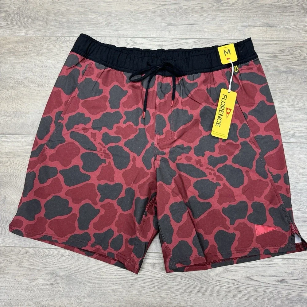 NWT Florence Marine X Standard Issue Short Red Camo Men's Sz M - Picture 2 of 10